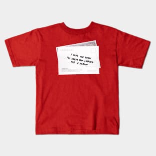 Looking for a Reason Postcard Kids T-Shirt